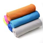 Rapid Cooling Custom Gym Towel Environmental Friendly Dging Processed Soft