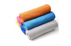 China Rapid Cooling Custom Gym Towel Environmental Friendly Dging Processed Soft supplier