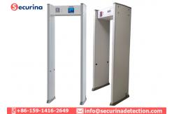 China Weapons Detection Multi Zone Metal Detector LED Screen 0-200 Sensitive Adjustable supplier