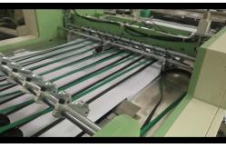 China 660mm 38kw Exercise Book Ruling Machine With Cover Feeder supplier