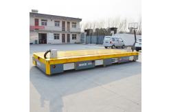 China Automatic Charging Material Handling Trolley , 30T Stepless Speed Heavy Load Transfer Trolley supplier