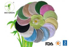 China 3 Layers Bamboozies Nursing Breast Pads , Gentle Soft Bamboo Training Pads supplier