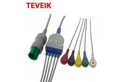 China Ultraview IEC 1K Ohm Button Snap Spo2 Extension Cable supplier