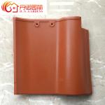 Waterproof Natural Clay Matte Black Glazed Ceramic Roof Tile Spanish Red Roof Tiles for sale