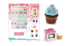 China Cashless Payment Module Cupcake Vending Machine Remote And Ads Management Platform supplier