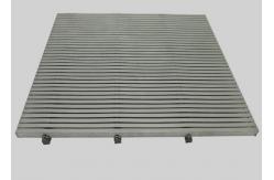 China 2500M Width Welded Wedge Johnson Wire Screen For Plate Sieve Without Frame supplier