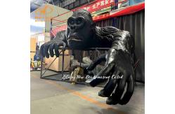 China Vivid Robotic Lifesize Animatronic Animal Chimpanzee for Themed Park supplier
