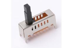 China PCB DIP Insertion SPDT Micro Slide Switch 2 Pole 6 Position SS26D11 supplier