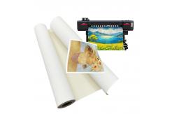 China Printable Waterproof 220gsm Polyester Canvas Rolls For Giclee Art Printing supplier