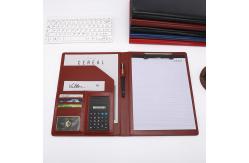 China Durable Business PU Leather Notepad Portfolio Multiscene Recyclable Custom Logo supplier