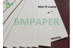 China One Side Coated With Polyethylene Cupstock Paper 250gsm For Hot Food supplier