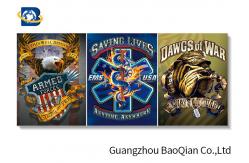 China Vivid High Definition Creative Design 3d Picture Of Eagle , Customized Printing Service supplier