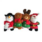 7.09'' Singing Christmas Plush Toys for sale