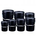 1-10 Liter Transparent Kids Toys Packing PP Plastic Beach Bucket with Lid and Handle for sale