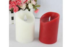 China Flickering Candle Real Wax Flameless LED Candles with Dancing Flame 3 4 5 supplier