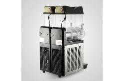 China Dual Bowl Margarita Slush Frozen Drink Machine Air Cooling Auto Control CE supplier