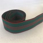 High Elasticity Webbing Straps For Lawn Chairs Blue With 5 Red Lines for sale