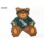Custom Iron - On Backing Bear Logo Clothing Embroidery Patches Large Size