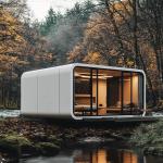 Customizable Apple Cabin House Dry-wet Separation Bathroom and Lighting Socket Switch Electricity