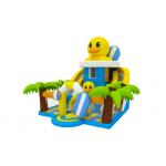 1000D Fireproof Commercial Inflatable Water Slides Yellow Duck PVC Pool For Kids for sale