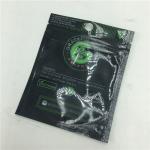 Waterproof Plastic Pouches Packaging Front Transparent Window k Seeds Pack for sale