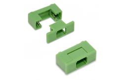 China 1.6W 10A Green Fuse Holder PCB 5.2x20mm Fuse Block With Cover supplier