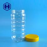 Air Tight Tall Round Screw Top PET Plastic Jar 167mm Height for sale