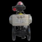 Fluid Control With Minimal Resistance From Pneumatic Carbon Steel Flanged Ball Valve for sale