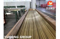 China DIN17660 CuZn20Al2 F39, UNS C68700 Seamless Aluminums Brass Tube For Heat Exchanger supplier