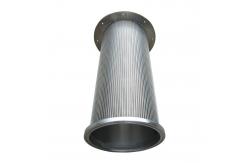 China Stainless Steel Wedge Wire Strainer Rotating Drum Screen For Pulp Machine supplier