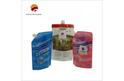 China Customizable Capacity Juice Doypack with Gravure Printing Surface Handling supplier