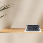 Multifunctional Zinc Alloy Hidden Pop up Table Socket Outlet Box