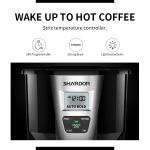 Auto Pour Over Stainless Steel Drip Coffee Maker 1.8L 12 Cup Black