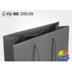 Cool Matte Lamination Cardboard Paper Bags , Shopping Garments Bags with LOGO printed for sale