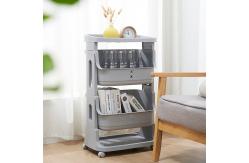 China H73CM Collapsible Plastic Laundry Basket With Wheels Contemporary supplier