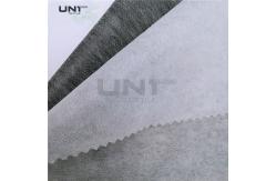 China Plain Weave Double Dot Woven Interlining Waterjet 150cm Width supplier