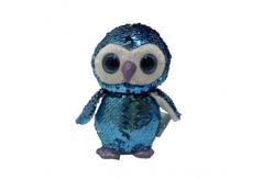 China Hot Selling Voice Recording & Repeating Plush Flip Sequin Penguin Toy supplier