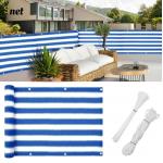 Commercial Balcony Fence Cover Anti Dust Balcony Privacy Fence 100GSM - 200GSM for sale