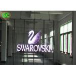 93% Transparent TL19.23 LED Video Advertising Screen , Light weight transparent led display