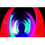 Colorful Inflatable Cone Light With Taffeta Fabric LED Decoration Light for sale