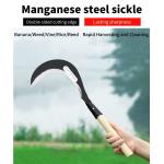 Rice Long Handle Steel Harvesting Sickle Farming Sickle Tool Quenching 9.6 Inch for sale