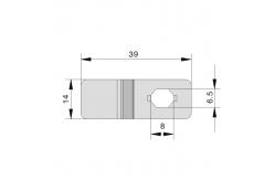 China Electric Cabinet Latch Door Lock ToolBox Custom Polishing Surface supplier