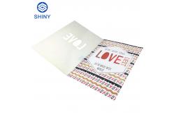 China Custom Blank Music Personalized Greeting Card CMYK Printing supplier