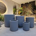 Durable Fiber Clay Planter Modern Style and Drainage Holes for Low-Maintenance Gardening for sale