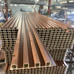 Eco Friendly WPC Indoor Wall Cladding Fluted Wall Panel Interior Decoration for sale