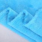 Recycled Polyester Coral Fleece Fabric For Pajamas Medium Weight 150d*144f for sale