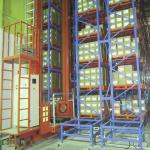 Asrs Rack System Automated Warehouse Storage And Retrieval System With Safety Curtains