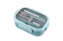 China Metal Bento Lunch Box Stainless Steel Leakproof 2-Compartment Bento Lunch Box supplier