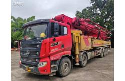 China Used Concrete Boom Pump 68 Meters Perfect for Your Construction Needs supplier