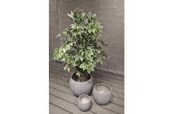 China Round Fiber Cement Pot For Camping Burners And Warmer Charcoal Oven Barbecue supplier